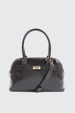 Faux Leather Tote Bag