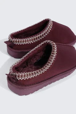 Faux Sheepskin Clogs
