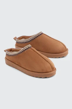 Faux Sheepskin Clogs