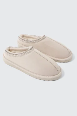 Faux Sheepskin Clogs