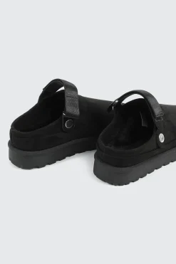 Faux Sheepskin Mules