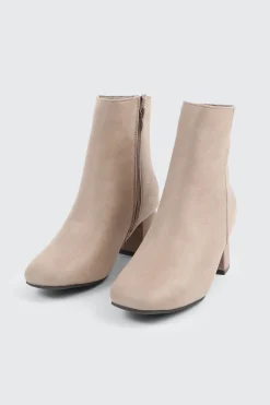 Faux Suede Ankle Boots