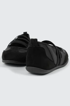 Faux Suede Ballet Sneakers