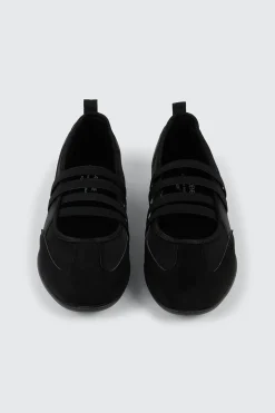 Faux Suede Ballet Sneakers