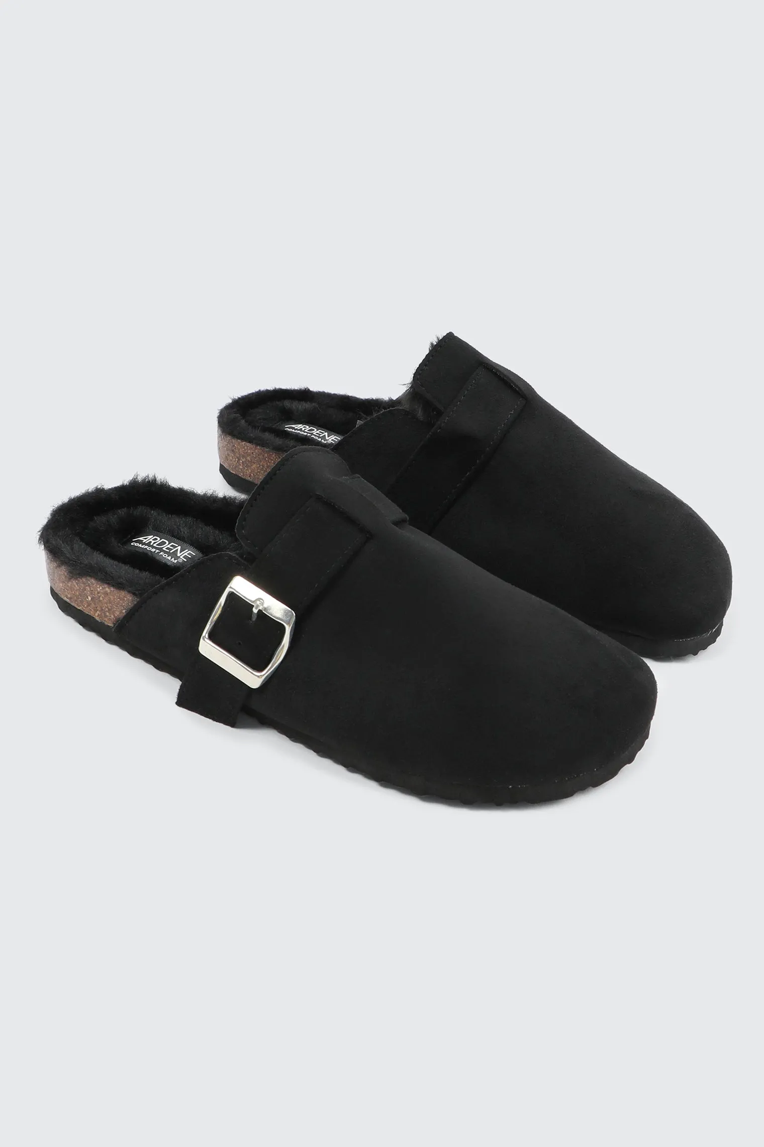 Faux Suede Clogs