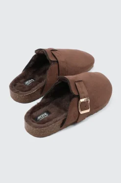 Faux Suede Clogs