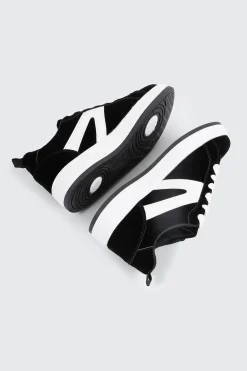 Faux Suede Contrast Sneakers