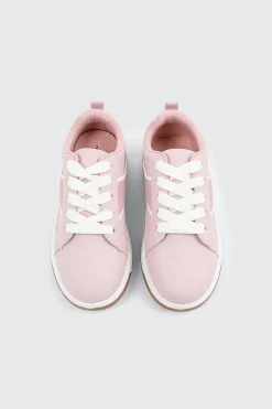 Faux Suede Lace Up Sneakers