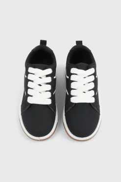 Faux Suede Lace Up Sneakers