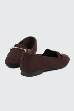 Faux Suede Loafers