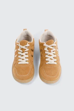Faux suede & Metallic Sneakers