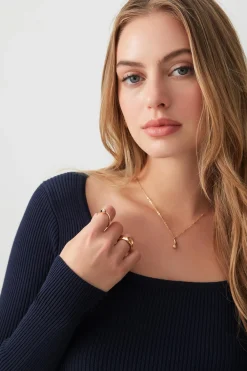 Fine Knit Square Neck Sweater