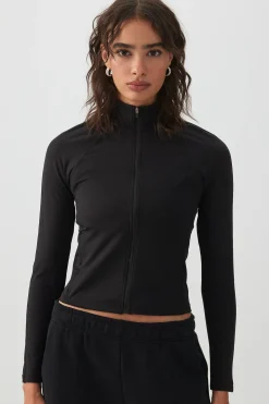 Fitted Zip Up Top