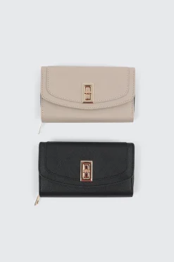 Flap Wallet with Coin Compartment
