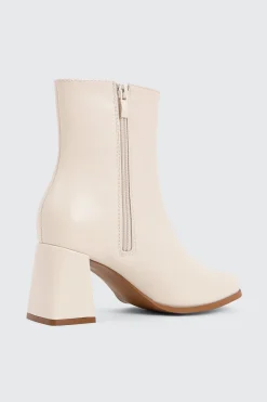 Flare Heel Ankle Boots