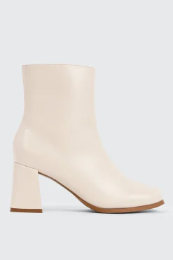 Flare Heel Ankle Boots