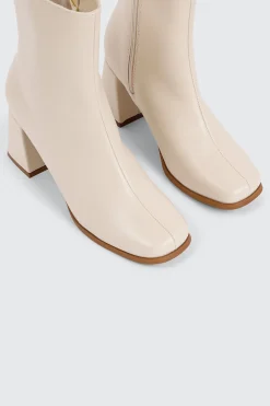 Flare Heel Ankle Boots