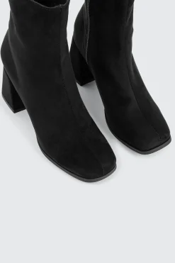 Flare Heel Ankle Boots