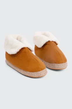 Flip Collar Bootie Slippers