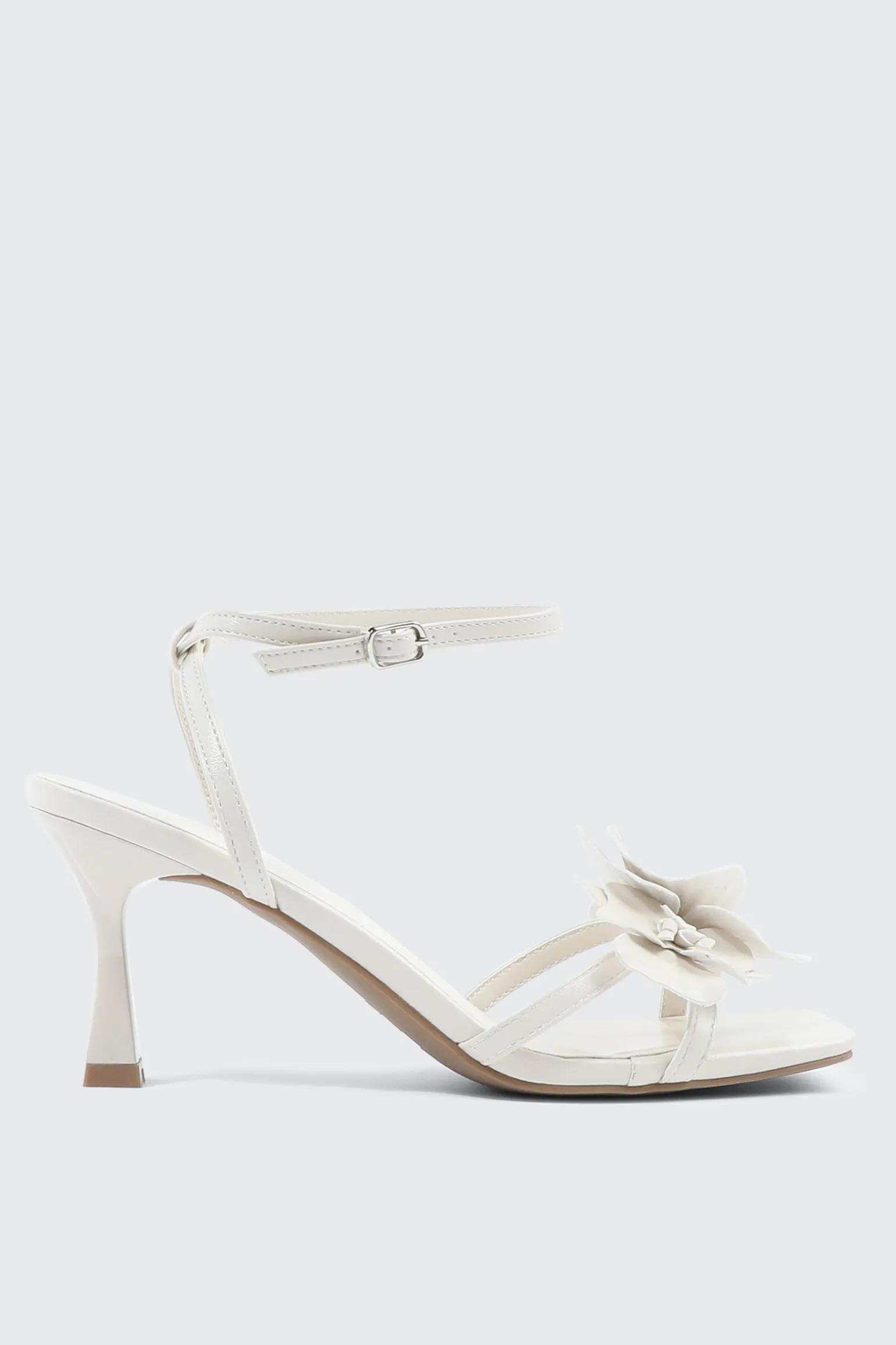 Floral Ankle Strap Sandals