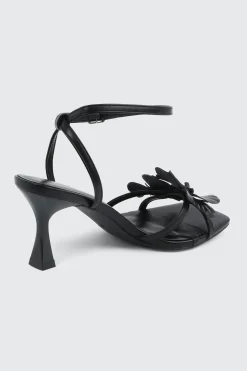 Floral Ankle Strap Sandals