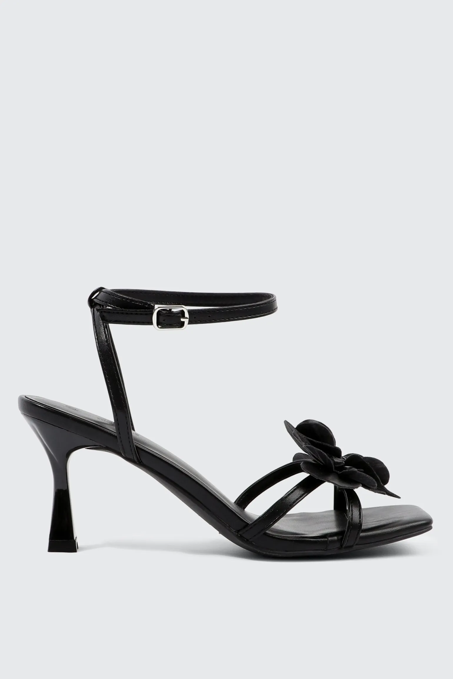 Floral Ankle Strap Sandals