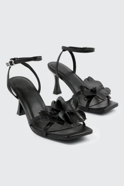 Floral Ankle Strap Sandals