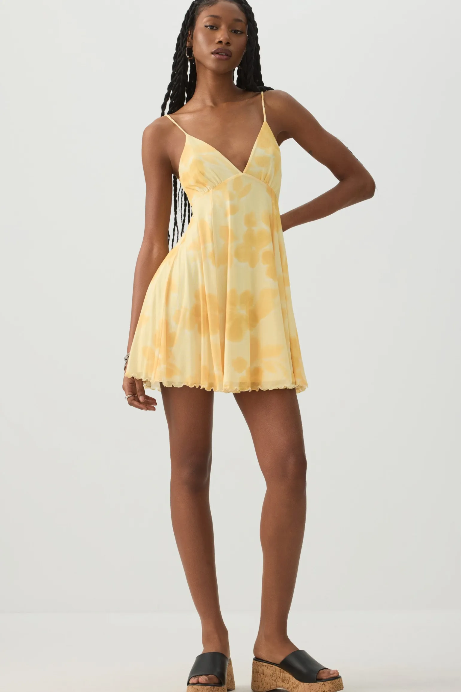 Floral Baby Doll Mini Dress