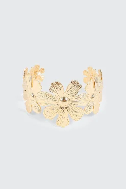 Floral Cuff Bracelet