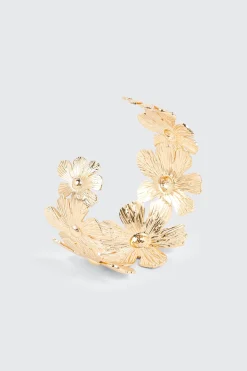 Floral Cuff Bracelet
