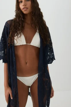 Floral Embroidered Cover Up