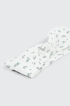 Floral Headwrap with Knot