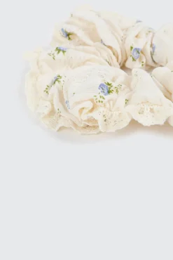 Floral Lace Scrunchie