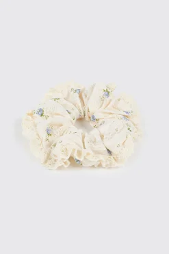 Floral Lace Scrunchie