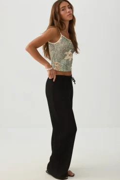 Floral Mesh Tank Top