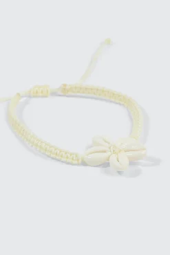 Floral Shell Anklet