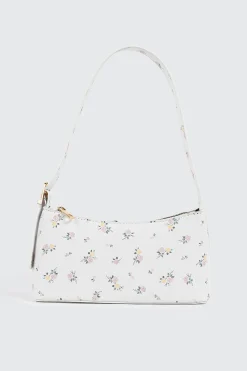 Flower Print Shoulder Bag
