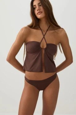 Flowy Bandeau Bikini Top