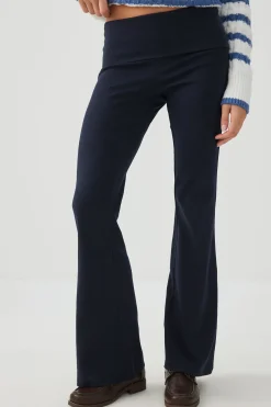Foldover Flare Leg Leggings