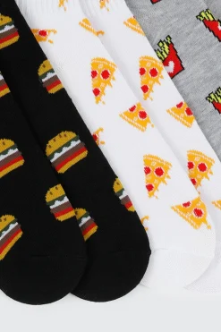 Food Print Crew Socks