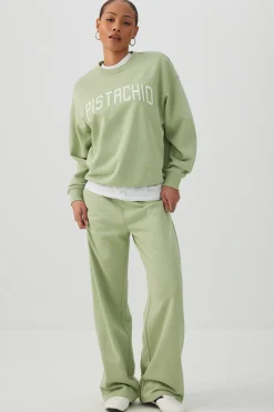 French Terry Crew Neck Sweatshirt
