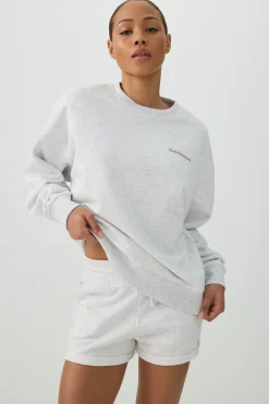 French Terry Crew Neck Sweatshirt