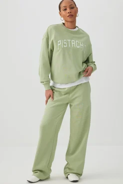 French Terry Wide Leg Pants