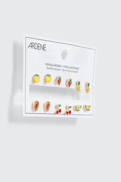 Fruit Stud Earrings Set