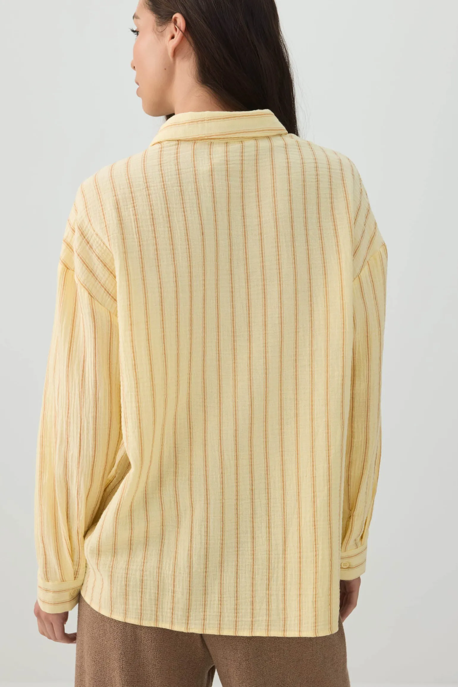 Gauze Button Up Shirt