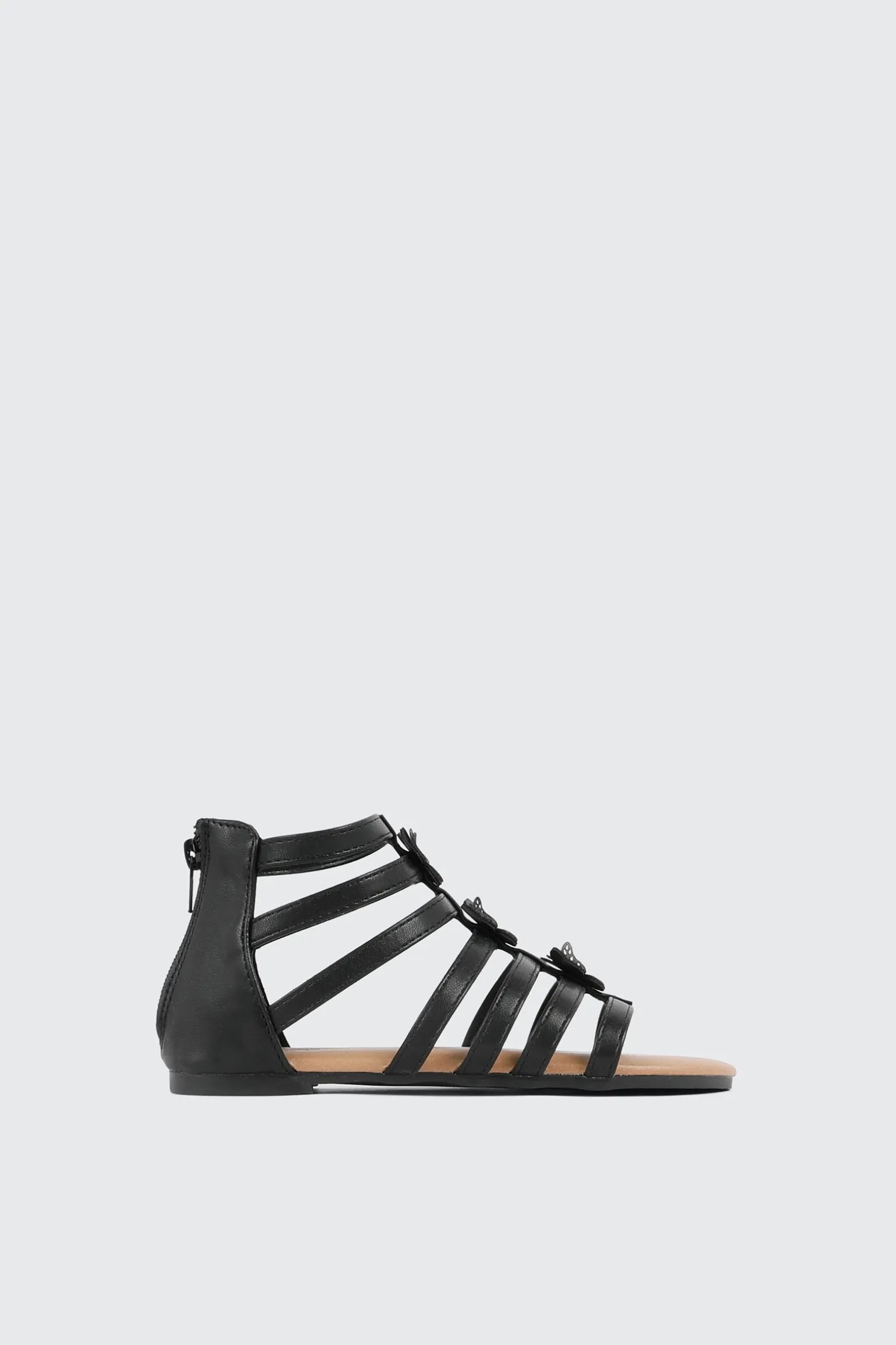 Glitter Butterfly Gladiator Sandals