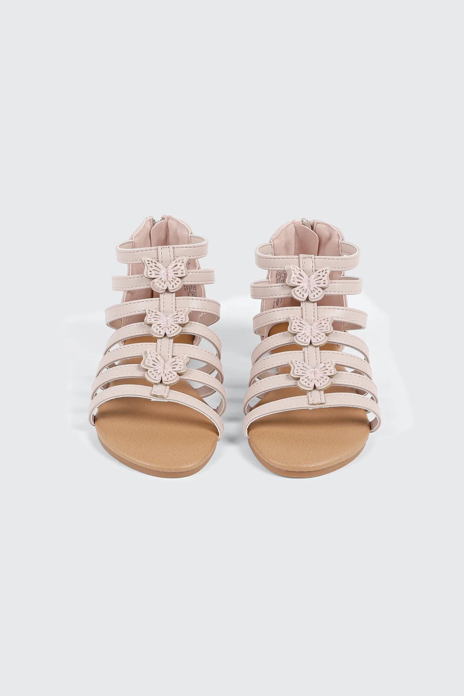 Glitter Butterfly Gladiator Sandals