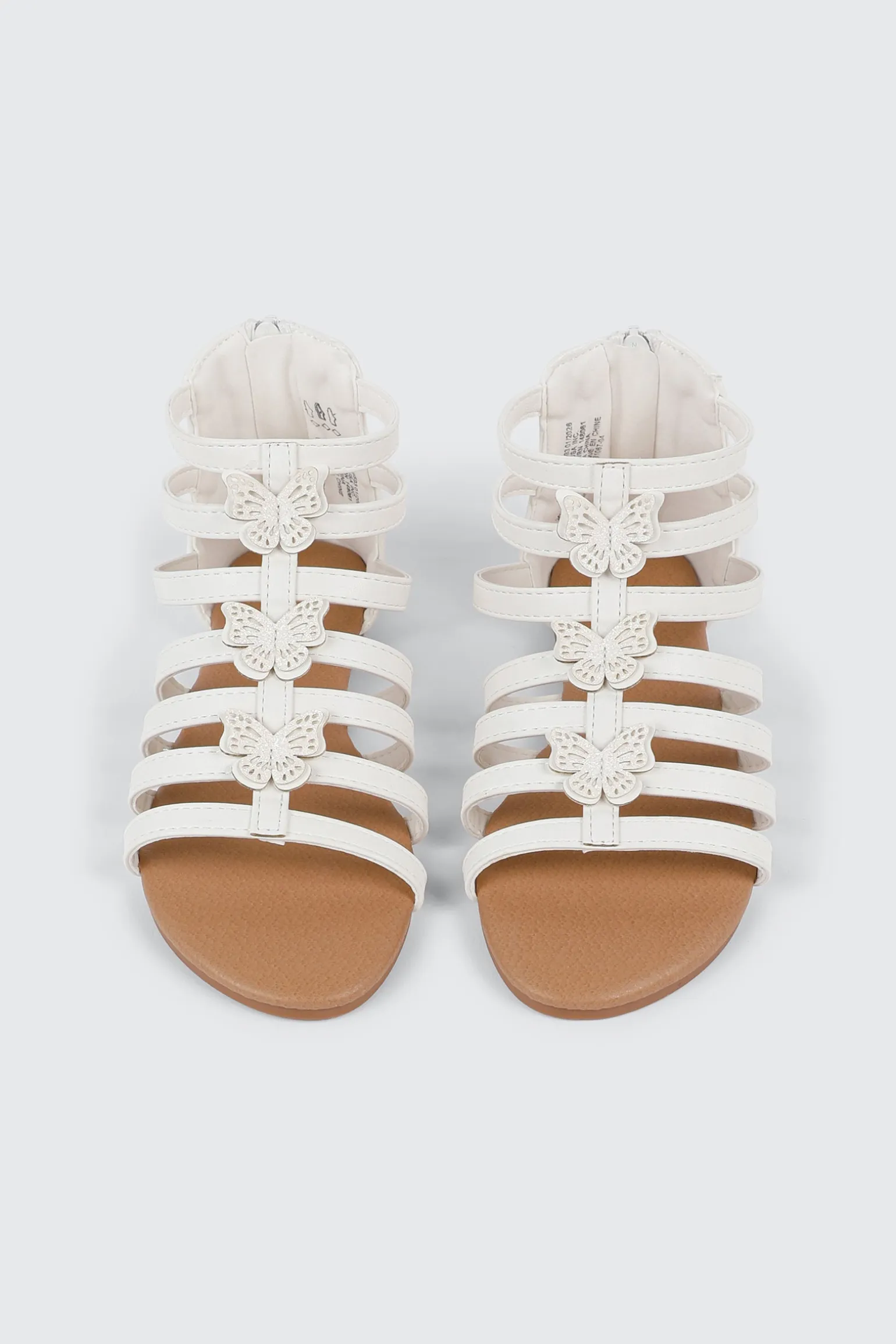 Glitter Butterfly Gladiator Sandals
