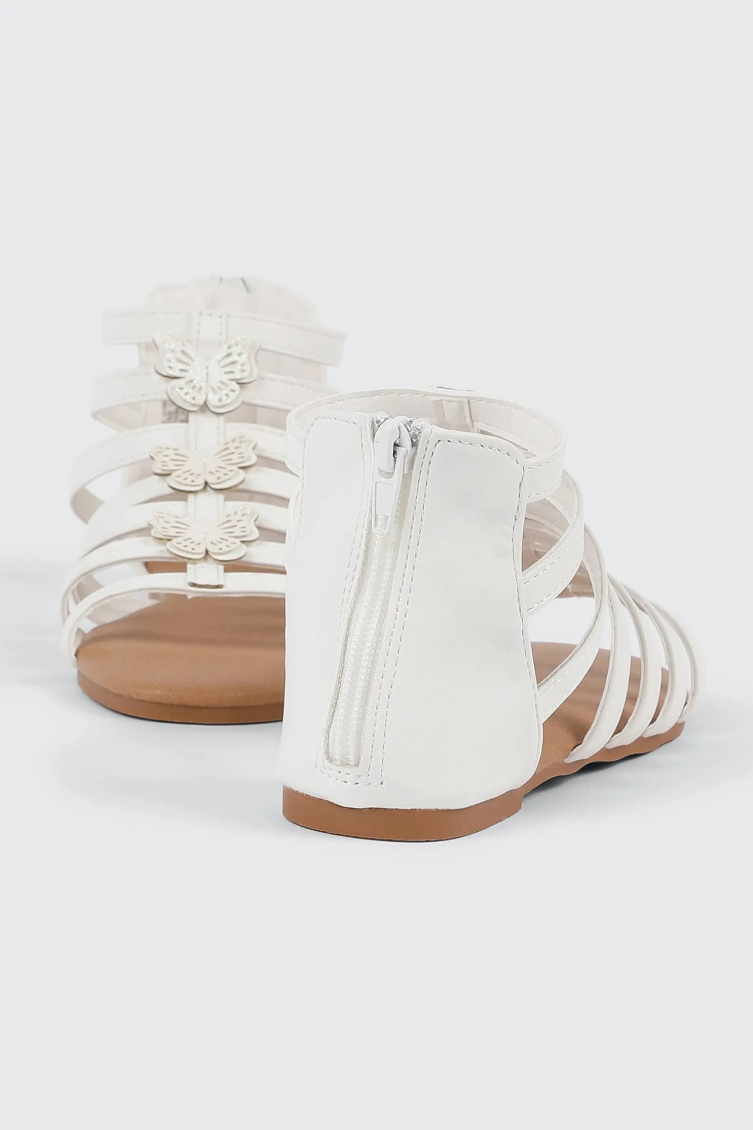 Glitter Butterfly Gladiator Sandals