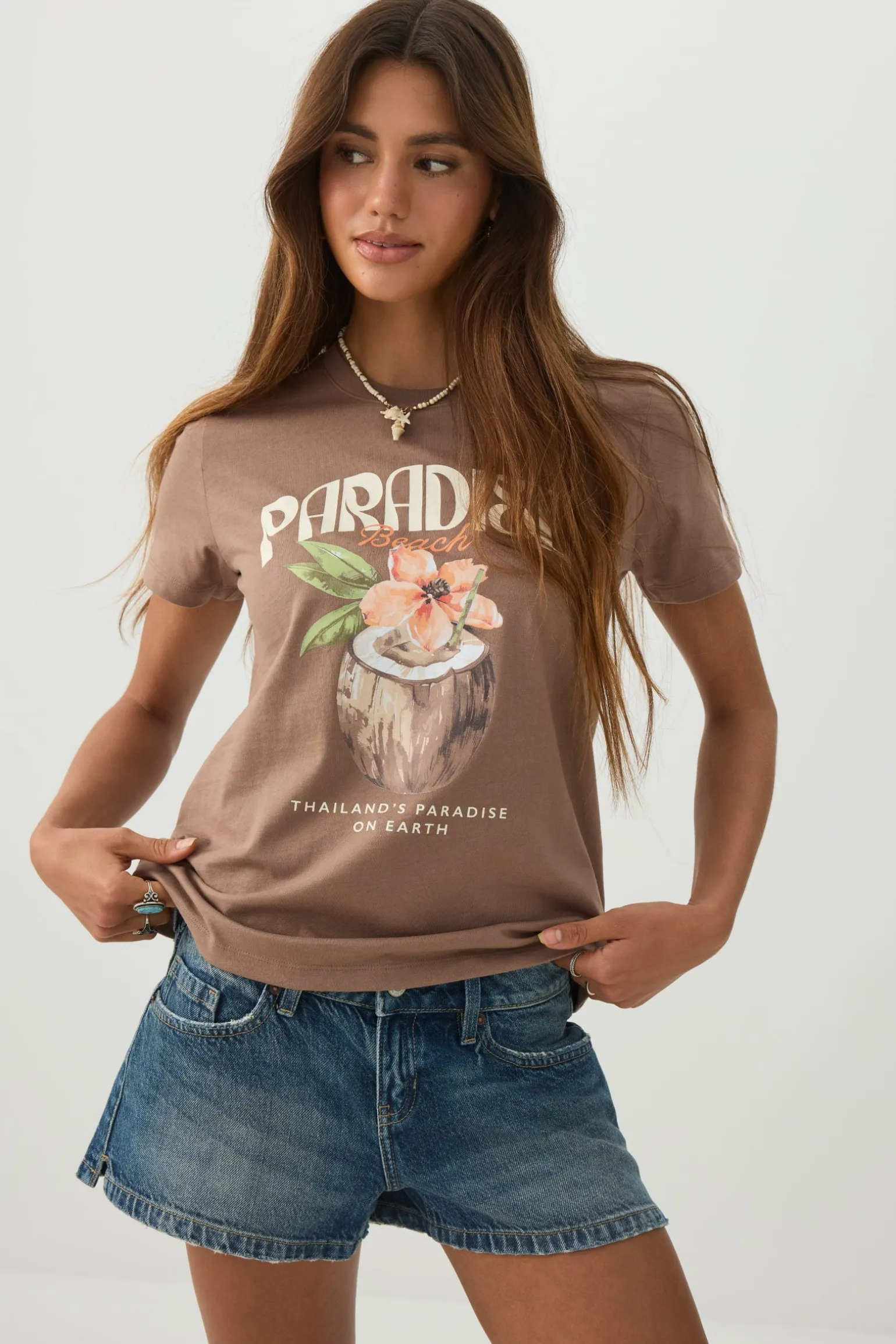 Graphic Crew Neck T-Shirt